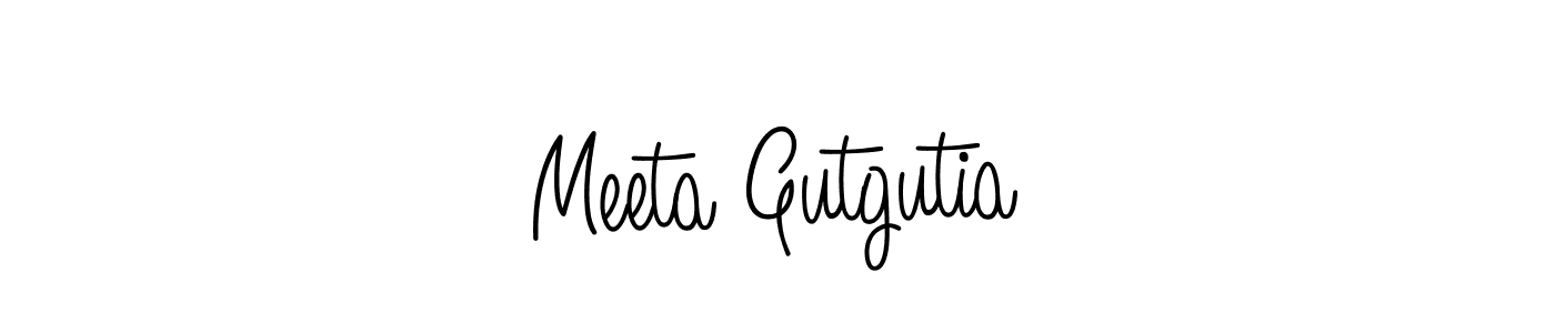 Similarly Angelique-Rose-font-FFP is the best handwritten signature design. Signature creator online .You can use it as an online autograph creator for name Meeta Gutgutia. Meeta Gutgutia signature style 5 images and pictures png