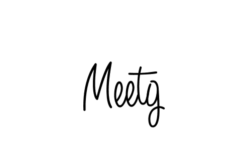 The best way (Angelique-Rose-font-FFP) to make a short signature is to pick only two or three words in your name. The name Meetg include a total of six letters. For converting this name. Meetg signature style 5 images and pictures png