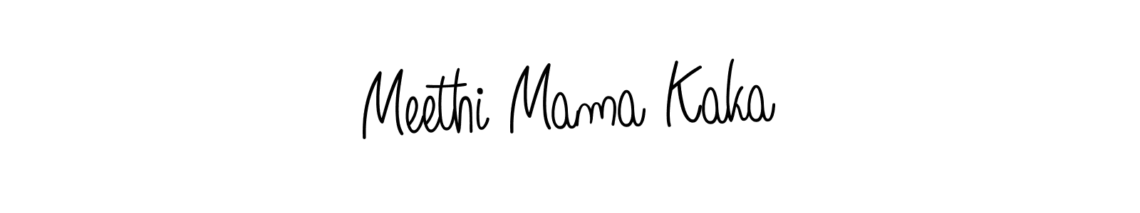 Here are the top 10 professional signature styles for the name Meethi Mama Kaka. These are the best autograph styles you can use for your name. Meethi Mama Kaka signature style 5 images and pictures png