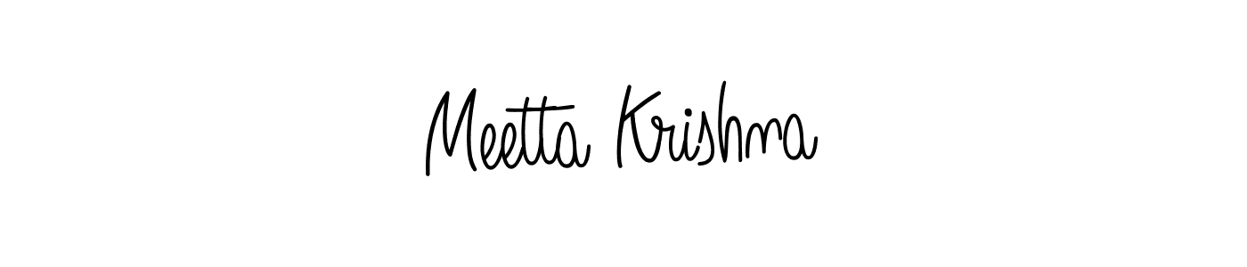 See photos of Meetta Krishna official signature by Spectra . Check more albums & portfolios. Read reviews & check more about Angelique-Rose-font-FFP font. Meetta Krishna signature style 5 images and pictures png