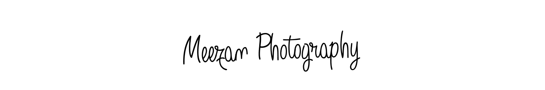 You should practise on your own different ways (Angelique-Rose-font-FFP) to write your name (Meezan Photography) in signature. don't let someone else do it for you. Meezan Photography signature style 5 images and pictures png