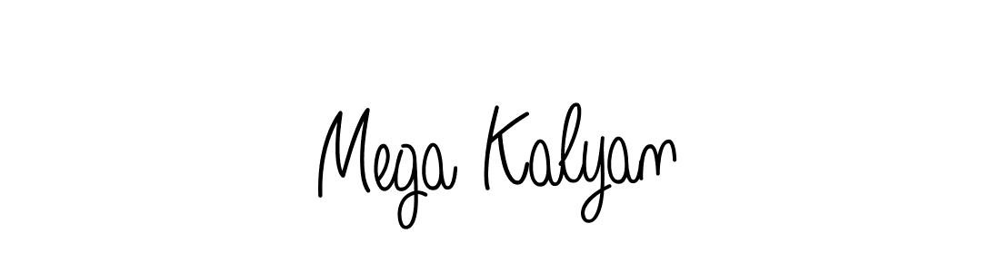 How to make Mega Kalyan signature? Angelique-Rose-font-FFP is a professional autograph style. Create handwritten signature for Mega Kalyan name. Mega Kalyan signature style 5 images and pictures png