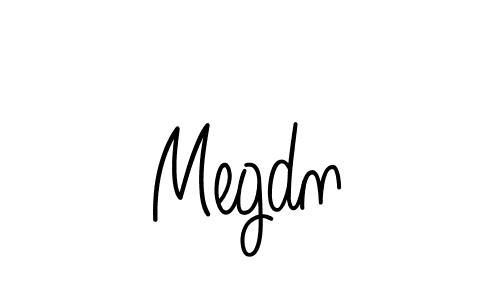 How to make Megdn name signature. Use Angelique-Rose-font-FFP style for creating short signs online. This is the latest handwritten sign. Megdn signature style 5 images and pictures png
