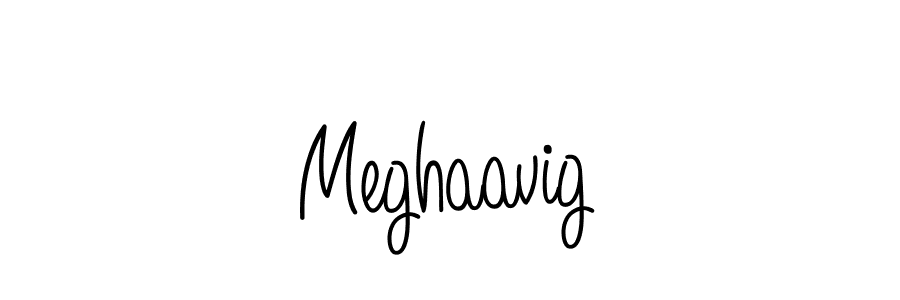 You should practise on your own different ways (Angelique-Rose-font-FFP) to write your name (Meghaavig) in signature. don't let someone else do it for you. Meghaavig signature style 5 images and pictures png