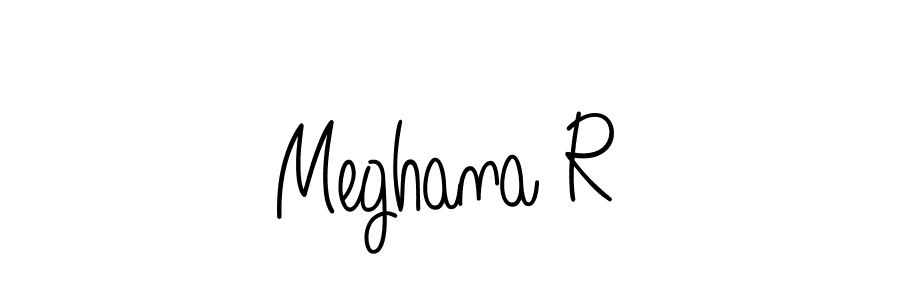 Also You can easily find your signature by using the search form. We will create Meghana R name handwritten signature images for you free of cost using Angelique-Rose-font-FFP sign style. Meghana R signature style 5 images and pictures png