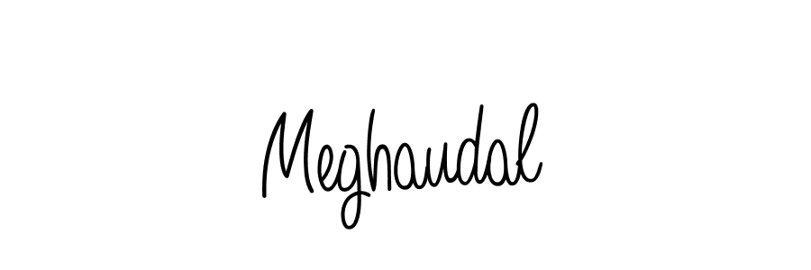 How to make Meghaudal signature? Angelique-Rose-font-FFP is a professional autograph style. Create handwritten signature for Meghaudal name. Meghaudal signature style 5 images and pictures png