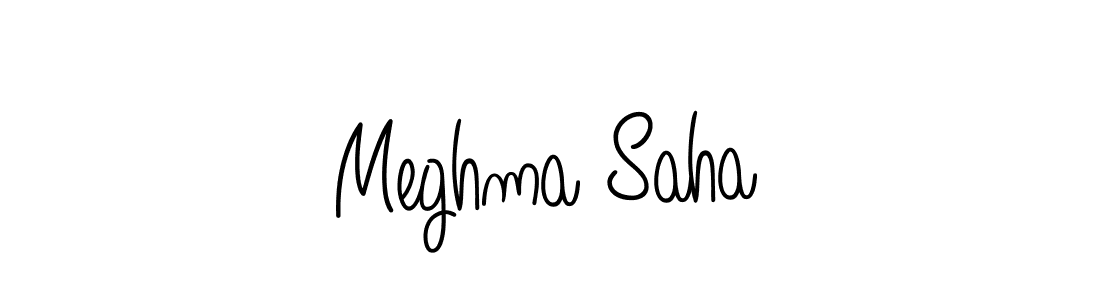 Make a beautiful signature design for name Meghma Saha. Use this online signature maker to create a handwritten signature for free. Meghma Saha signature style 5 images and pictures png