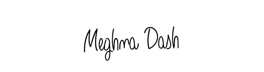 How to make Meghna Dash name signature. Use Angelique-Rose-font-FFP style for creating short signs online. This is the latest handwritten sign. Meghna Dash signature style 5 images and pictures png