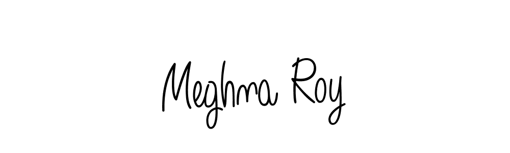 Meghna Roy stylish signature style. Best Handwritten Sign (Angelique-Rose-font-FFP) for my name. Handwritten Signature Collection Ideas for my name Meghna Roy. Meghna Roy signature style 5 images and pictures png