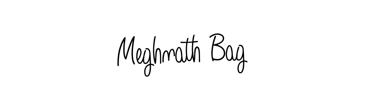 How to Draw Meghnath Bag signature style? Angelique-Rose-font-FFP is a latest design signature styles for name Meghnath Bag. Meghnath Bag signature style 5 images and pictures png