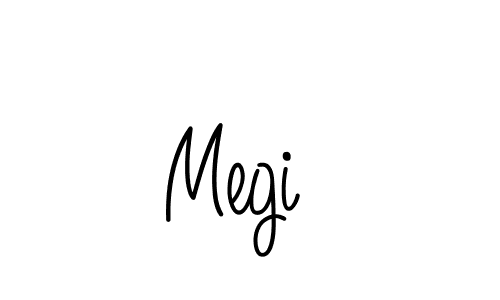 How to Draw Megi  signature style? Angelique-Rose-font-FFP is a latest design signature styles for name Megi . Megi  signature style 5 images and pictures png