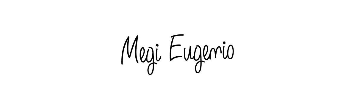 This is the best signature style for the Megi Eugenio name. Also you like these signature font (Angelique-Rose-font-FFP). Mix name signature. Megi Eugenio signature style 5 images and pictures png