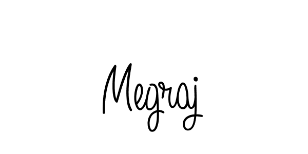 You should practise on your own different ways (Angelique-Rose-font-FFP) to write your name (Megraj) in signature. don't let someone else do it for you. Megraj signature style 5 images and pictures png