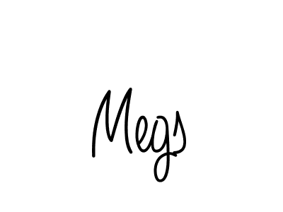 How to make Megs signature? Angelique-Rose-font-FFP is a professional autograph style. Create handwritten signature for Megs name. Megs signature style 5 images and pictures png