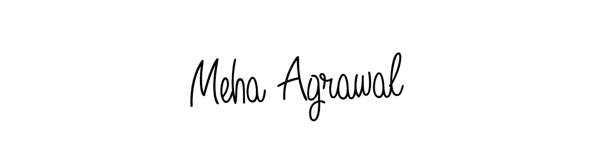 Make a short Meha Agrawal signature style. Manage your documents anywhere anytime using Angelique-Rose-font-FFP. Create and add eSignatures, submit forms, share and send files easily. Meha Agrawal signature style 5 images and pictures png