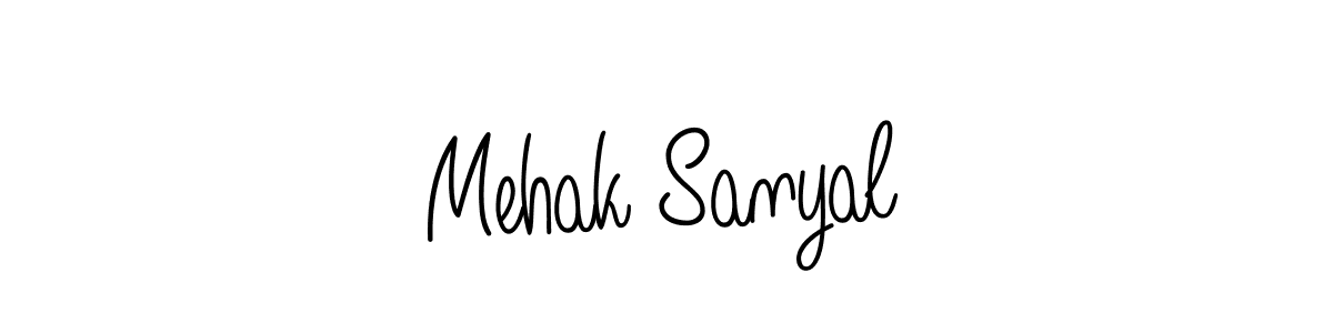 Make a beautiful signature design for name Mehak Sanyal. Use this online signature maker to create a handwritten signature for free. Mehak Sanyal signature style 5 images and pictures png