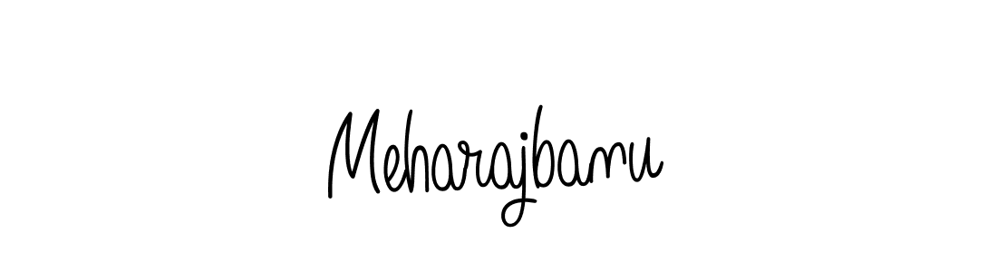 Design your own signature with our free online signature maker. With this signature software, you can create a handwritten (Angelique-Rose-font-FFP) signature for name Meharajbanu. Meharajbanu signature style 5 images and pictures png