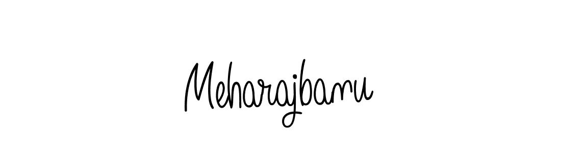 Meharajbanu stylish signature style. Best Handwritten Sign (Angelique-Rose-font-FFP) for my name. Handwritten Signature Collection Ideas for my name Meharajbanu. Meharajbanu signature style 5 images and pictures png