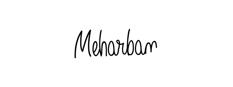 Use a signature maker to create a handwritten signature online. With this signature software, you can design (Angelique-Rose-font-FFP) your own signature for name Meharban. Meharban signature style 5 images and pictures png