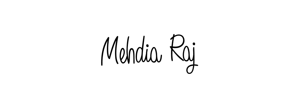 if you are searching for the best signature style for your name Mehdia Raj. so please give up your signature search. here we have designed multiple signature styles  using Angelique-Rose-font-FFP. Mehdia Raj signature style 5 images and pictures png