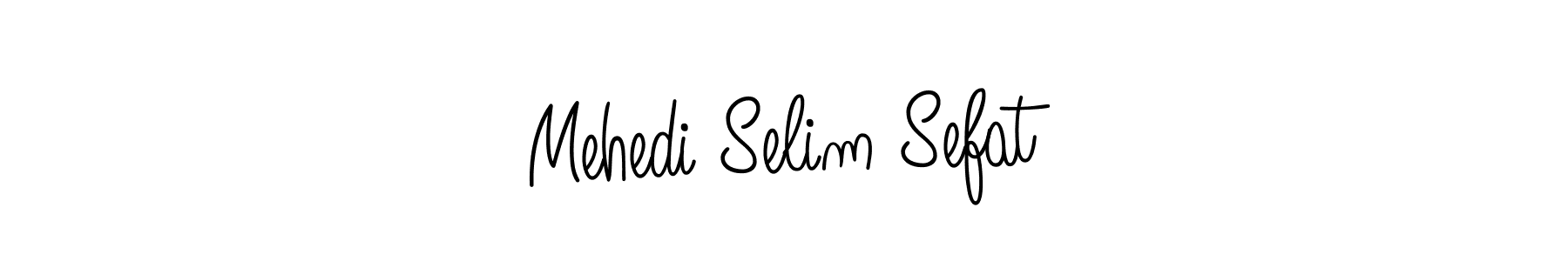 It looks lik you need a new signature style for name Mehedi Selim Sefat. Design unique handwritten (Angelique-Rose-font-FFP) signature with our free signature maker in just a few clicks. Mehedi Selim Sefat signature style 5 images and pictures png