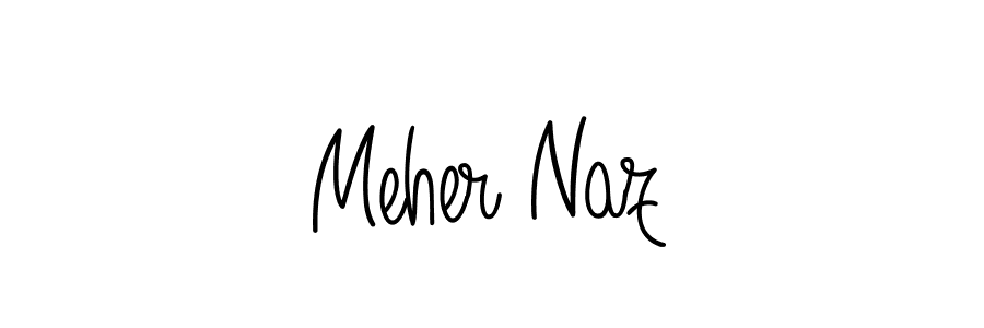 This is the best signature style for the Meher Naz name. Also you like these signature font (Angelique-Rose-font-FFP). Mix name signature. Meher Naz signature style 5 images and pictures png