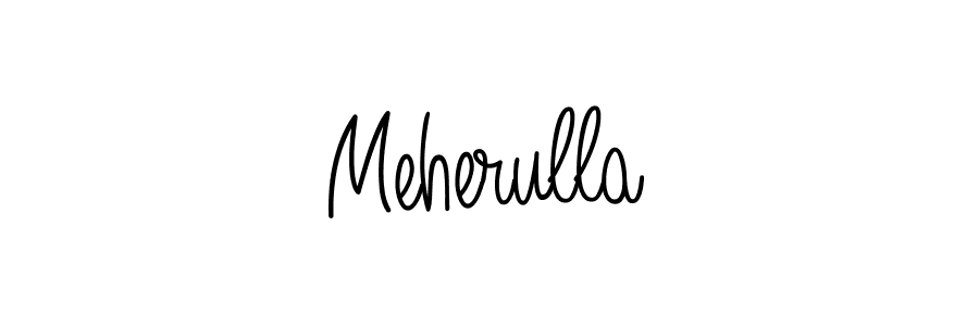 Make a beautiful signature design for name Meherulla. Use this online signature maker to create a handwritten signature for free. Meherulla signature style 5 images and pictures png
