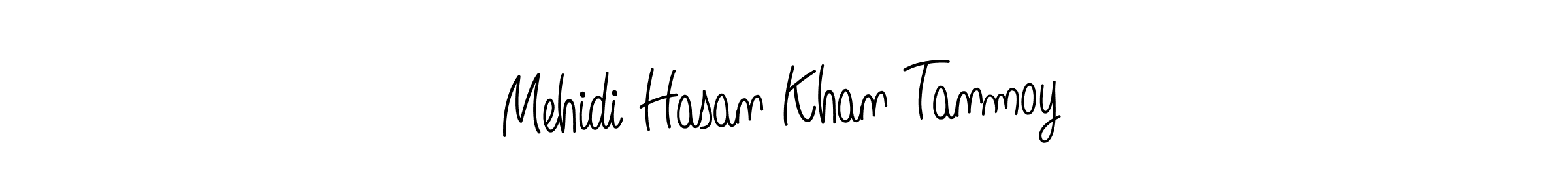 Also we have Mehidi Hasan Khan Tanmoy name is the best signature style. Create professional handwritten signature collection using Angelique-Rose-font-FFP autograph style. Mehidi Hasan Khan Tanmoy signature style 5 images and pictures png