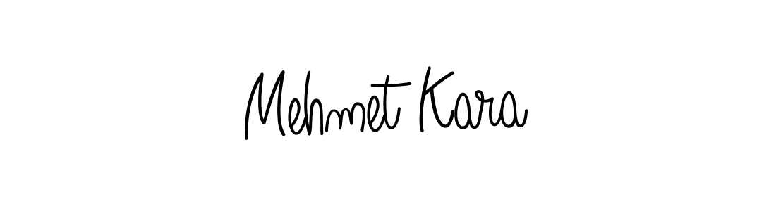 How to make Mehmet Kara name signature. Use Angelique-Rose-font-FFP style for creating short signs online. This is the latest handwritten sign. Mehmet Kara signature style 5 images and pictures png