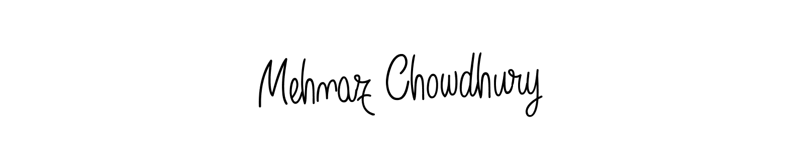 Also we have Mehnaz Chowdhury name is the best signature style. Create professional handwritten signature collection using Angelique-Rose-font-FFP autograph style. Mehnaz Chowdhury signature style 5 images and pictures png