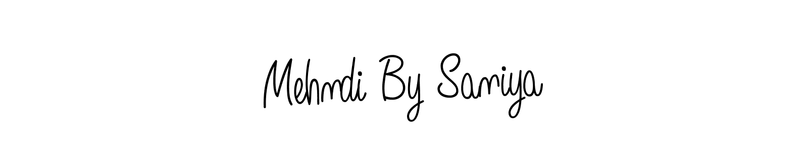 How to make Mehndi By Saniya signature? Angelique-Rose-font-FFP is a professional autograph style. Create handwritten signature for Mehndi By Saniya name. Mehndi By Saniya signature style 5 images and pictures png