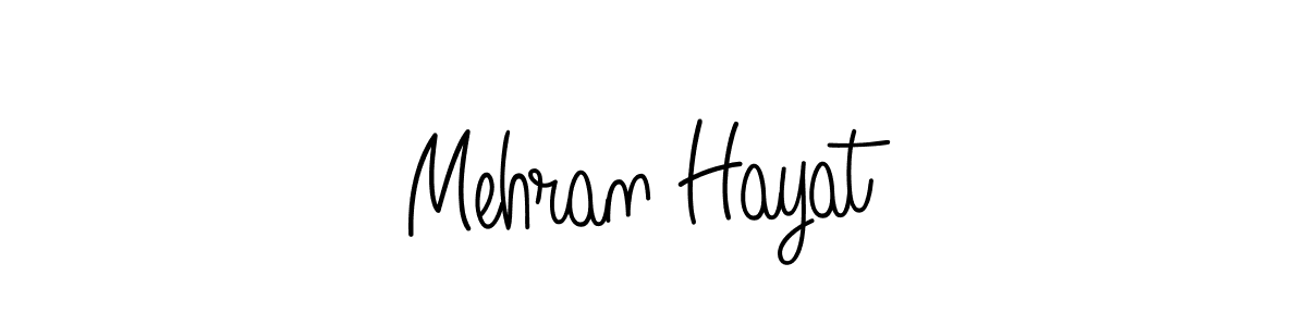 How to make Mehran Hayat signature? Angelique-Rose-font-FFP is a professional autograph style. Create handwritten signature for Mehran Hayat name. Mehran Hayat signature style 5 images and pictures png