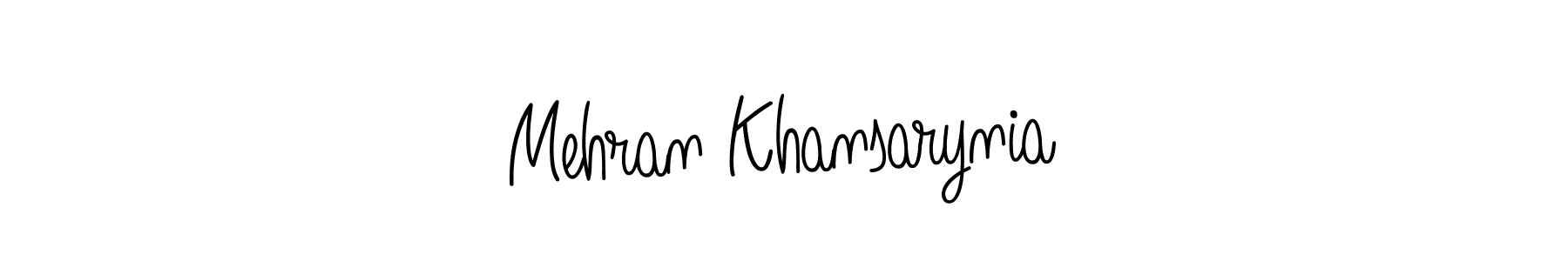 How to make Mehran Khansarynia signature? Angelique-Rose-font-FFP is a professional autograph style. Create handwritten signature for Mehran Khansarynia name. Mehran Khansarynia signature style 5 images and pictures png