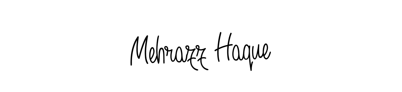 The best way (Angelique-Rose-font-FFP) to make a short signature is to pick only two or three words in your name. The name Mehrazz Haque include a total of six letters. For converting this name. Mehrazz Haque signature style 5 images and pictures png