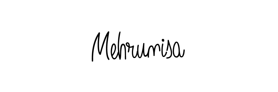 How to make Mehrunisa signature? Angelique-Rose-font-FFP is a professional autograph style. Create handwritten signature for Mehrunisa name. Mehrunisa signature style 5 images and pictures png