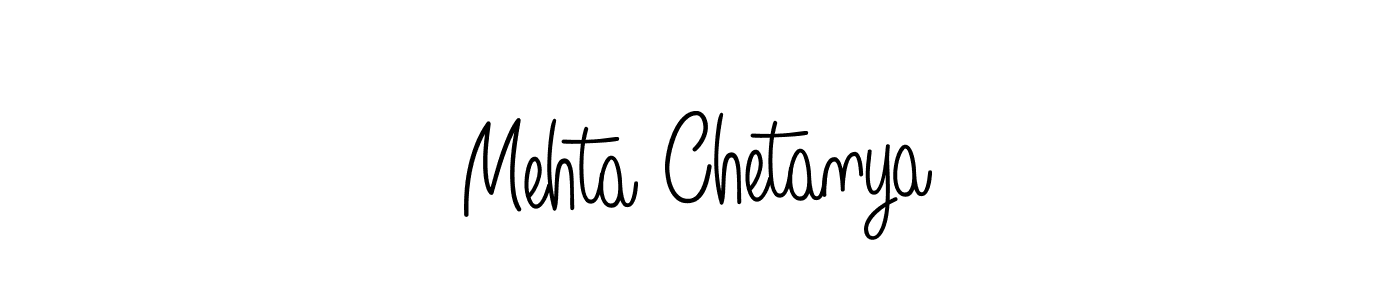 Also we have Mehta Chetanya name is the best signature style. Create professional handwritten signature collection using Angelique-Rose-font-FFP autograph style. Mehta Chetanya signature style 5 images and pictures png