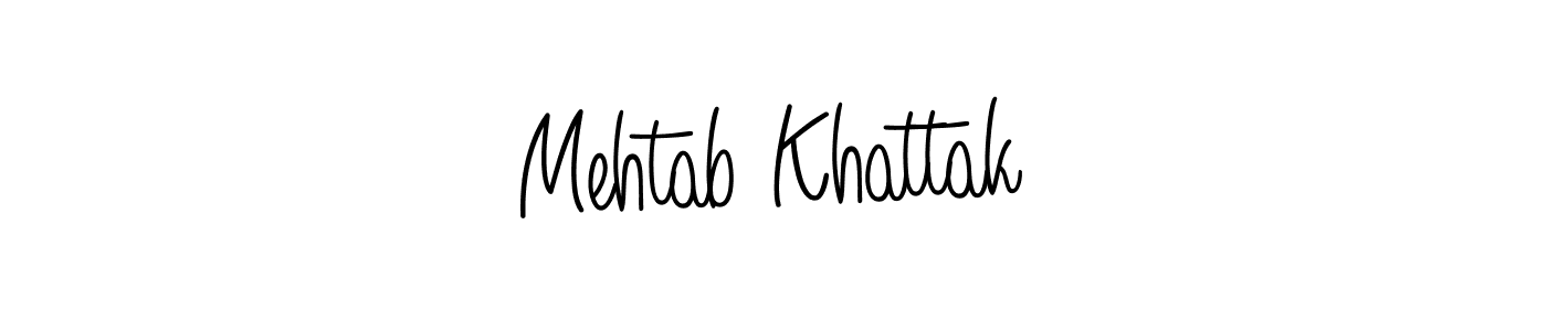 Check out images of Autograph of Mehtab Khattak name. Actor Mehtab Khattak Signature Style. Angelique-Rose-font-FFP is a professional sign style online. Mehtab Khattak signature style 5 images and pictures png