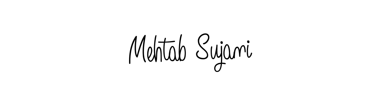 Make a beautiful signature design for name Mehtab Sujani. With this signature (Angelique-Rose-font-FFP) style, you can create a handwritten signature for free. Mehtab Sujani signature style 5 images and pictures png