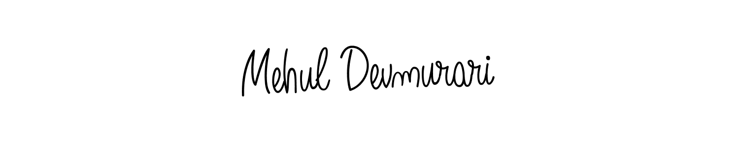 Design your own signature with our free online signature maker. With this signature software, you can create a handwritten (Angelique-Rose-font-FFP) signature for name Mehul Devmurari. Mehul Devmurari signature style 5 images and pictures png