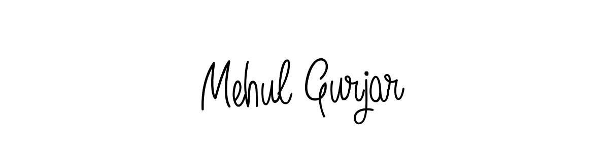 Also we have Mehul Gurjar name is the best signature style. Create professional handwritten signature collection using Angelique-Rose-font-FFP autograph style. Mehul Gurjar signature style 5 images and pictures png