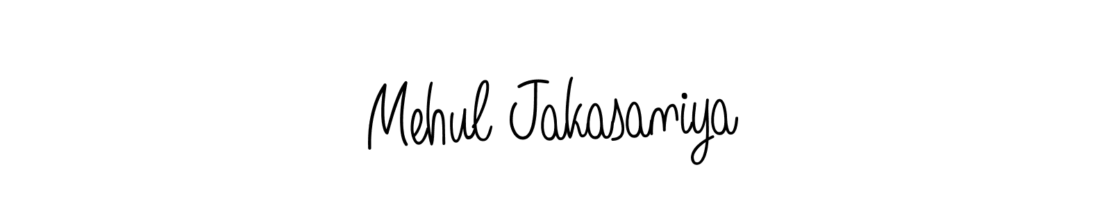 You should practise on your own different ways (Angelique-Rose-font-FFP) to write your name (Mehul Jakasaniya) in signature. don't let someone else do it for you. Mehul Jakasaniya signature style 5 images and pictures png