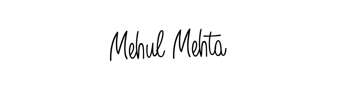You should practise on your own different ways (Angelique-Rose-font-FFP) to write your name (Mehul Mehta) in signature. don't let someone else do it for you. Mehul Mehta signature style 5 images and pictures png
