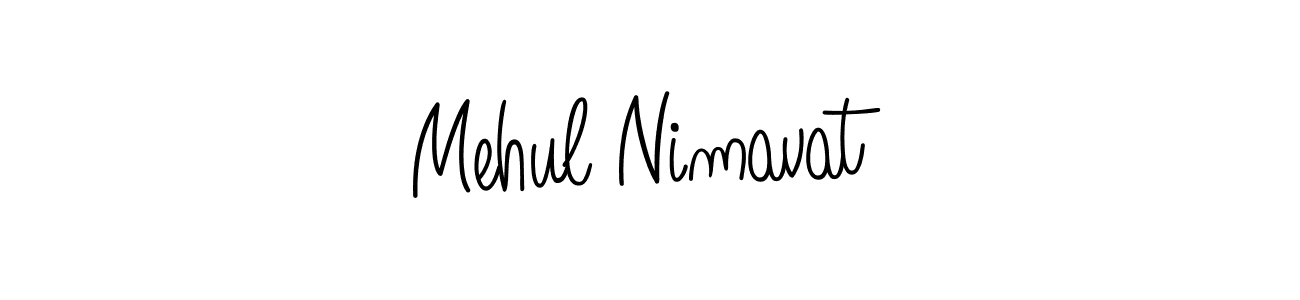 Make a short Mehul Nimavat signature style. Manage your documents anywhere anytime using Angelique-Rose-font-FFP. Create and add eSignatures, submit forms, share and send files easily. Mehul Nimavat signature style 5 images and pictures png