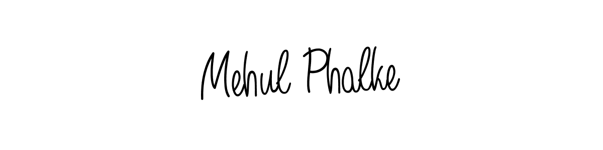 Use a signature maker to create a handwritten signature online. With this signature software, you can design (Angelique-Rose-font-FFP) your own signature for name Mehul Phalke. Mehul Phalke signature style 5 images and pictures png