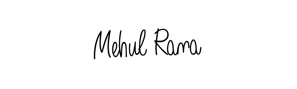 Mehul Rana stylish signature style. Best Handwritten Sign (Angelique-Rose-font-FFP) for my name. Handwritten Signature Collection Ideas for my name Mehul Rana. Mehul Rana signature style 5 images and pictures png