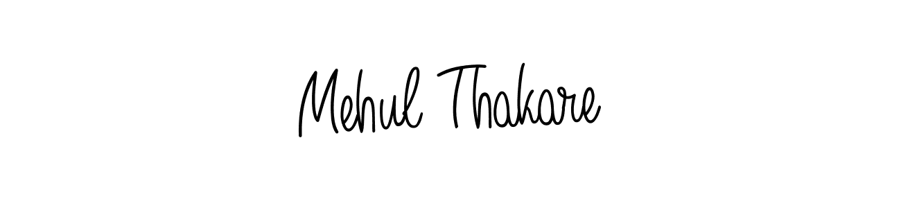 How to make Mehul Thakare name signature. Use Angelique-Rose-font-FFP style for creating short signs online. This is the latest handwritten sign. Mehul Thakare signature style 5 images and pictures png