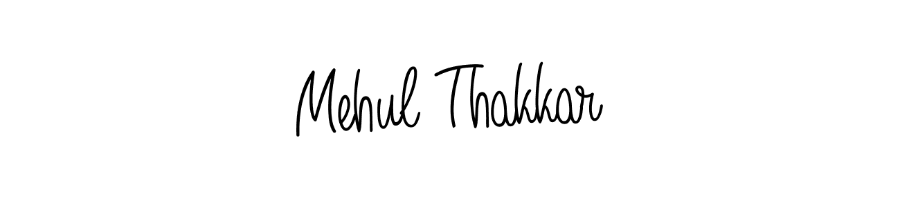 Make a short Mehul Thakkar signature style. Manage your documents anywhere anytime using Angelique-Rose-font-FFP. Create and add eSignatures, submit forms, share and send files easily. Mehul Thakkar signature style 5 images and pictures png