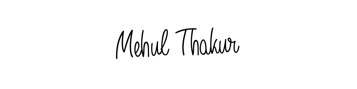 Also we have Mehul Thakur name is the best signature style. Create professional handwritten signature collection using Angelique-Rose-font-FFP autograph style. Mehul Thakur signature style 5 images and pictures png