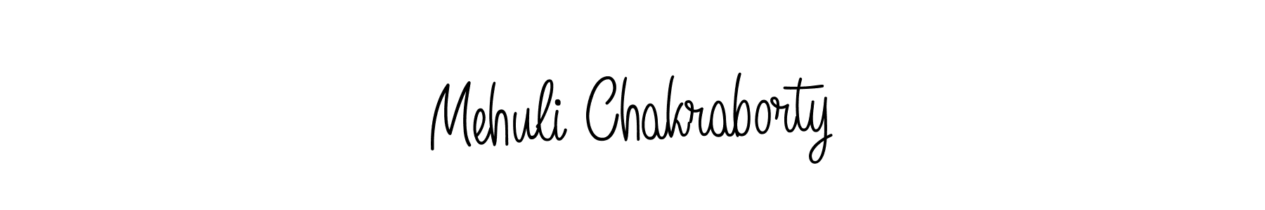 Make a short Mehuli Chakraborty signature style. Manage your documents anywhere anytime using Angelique-Rose-font-FFP. Create and add eSignatures, submit forms, share and send files easily. Mehuli Chakraborty signature style 5 images and pictures png