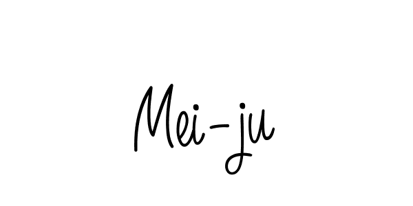 if you are searching for the best signature style for your name Mei-ju. so please give up your signature search. here we have designed multiple signature styles  using Angelique-Rose-font-FFP. Mei-ju signature style 5 images and pictures png